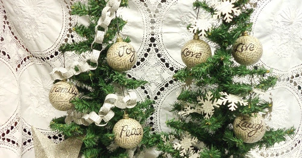 Make The Best of Things Book Page Christmas Decorations