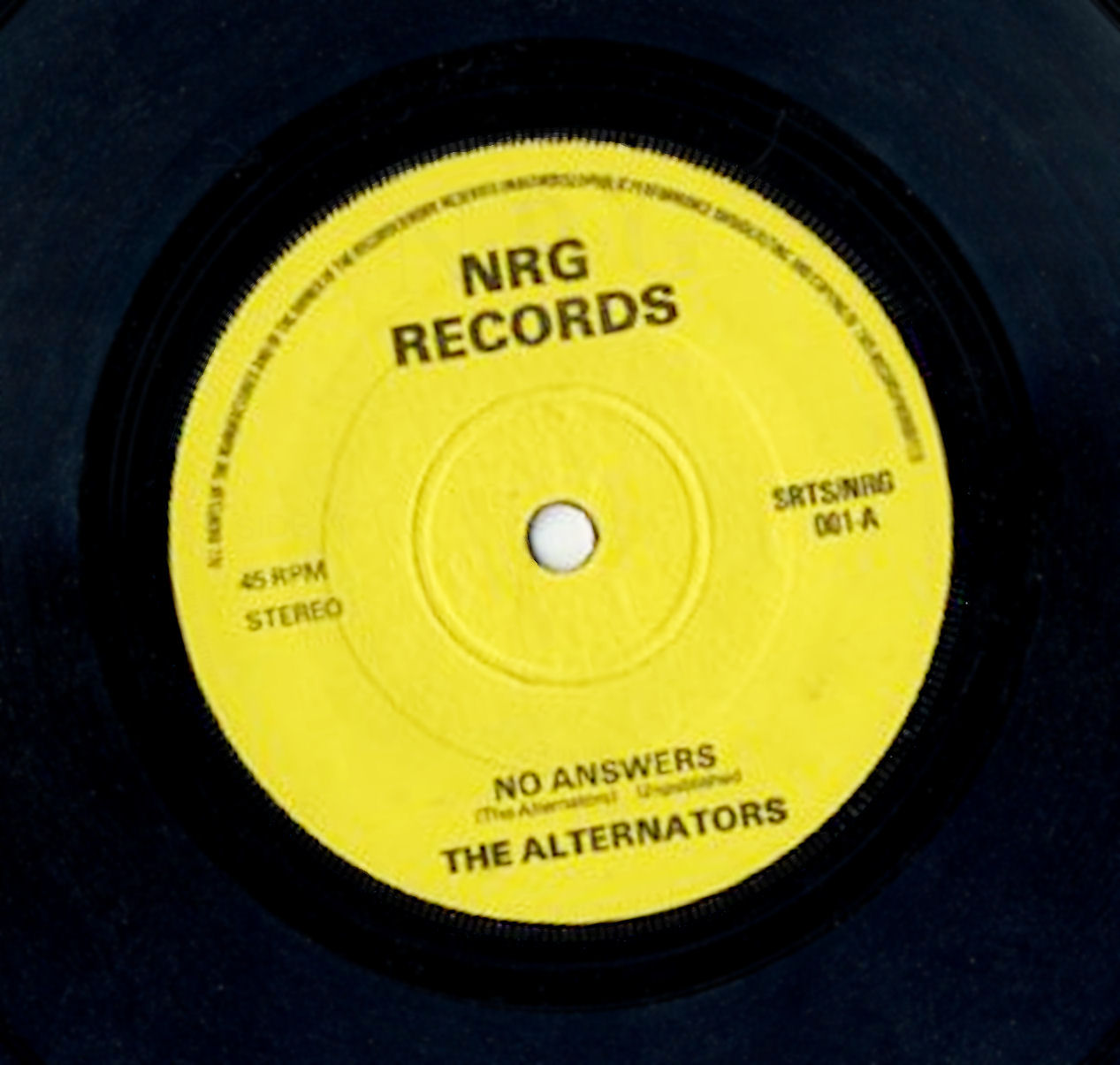 RETRO DUNDEE THE ALTERNATORS NO ANSWERS 1978