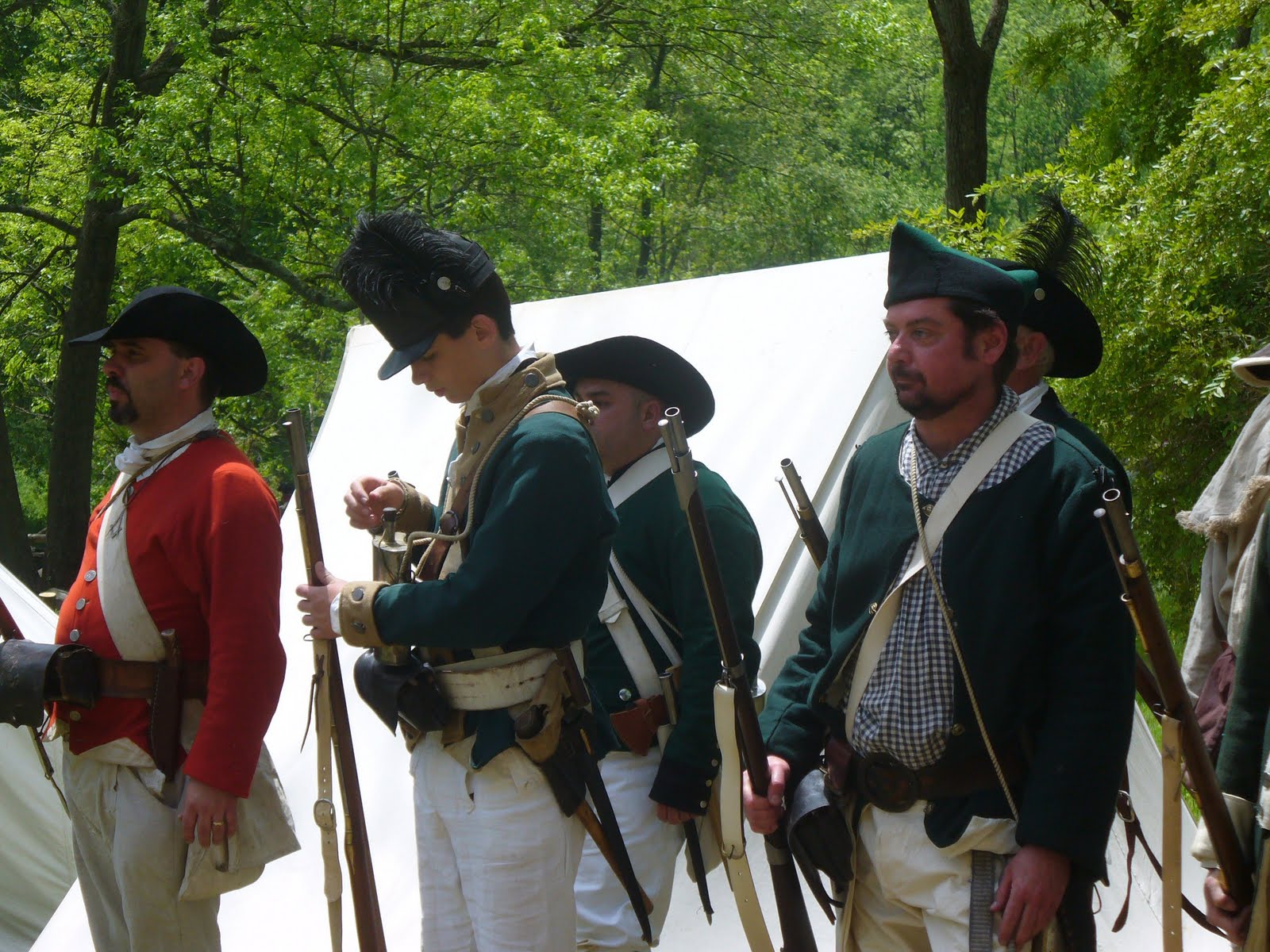 World Turn'd Upside Down Revolutionary War Reenactment at the Colonial