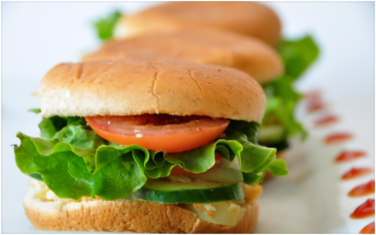 Authentic Flavors Veg Grilled Bun Sandwich