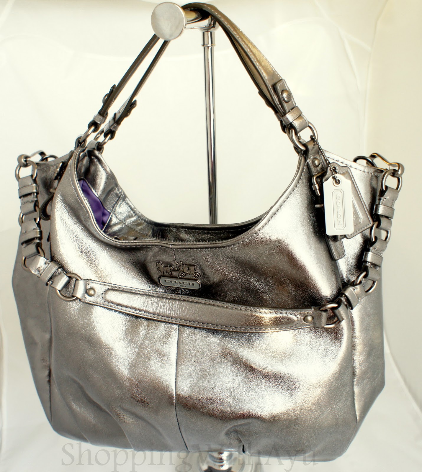 Shopping With Ayu: COACH Madison Leather Large Shoulder Bag Style 15958