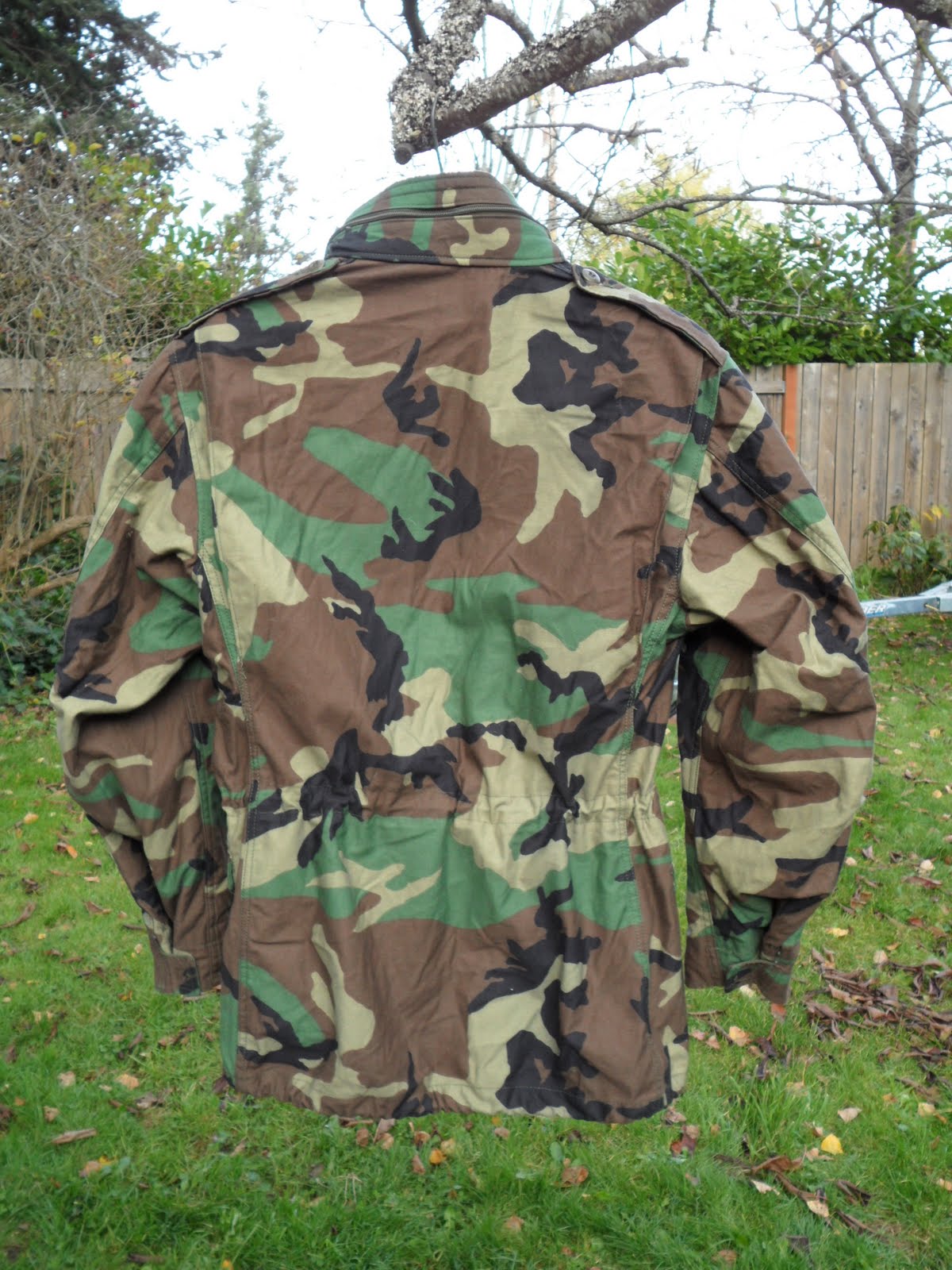 Four Bees US Cold Weather Jacket in Woodland Camo