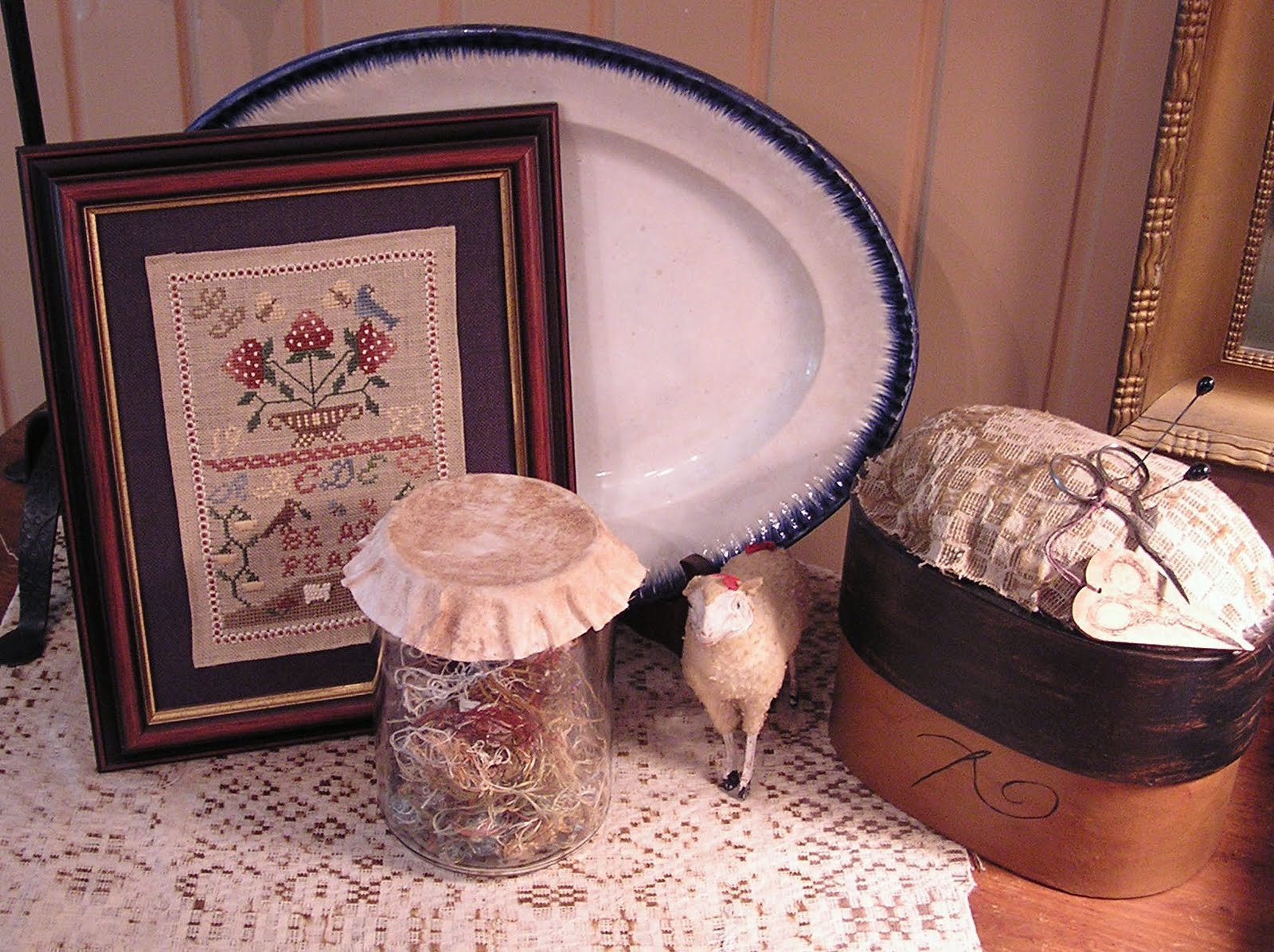 Plain & Fancy Merchant DECORATING WITH NEEDLEWORK