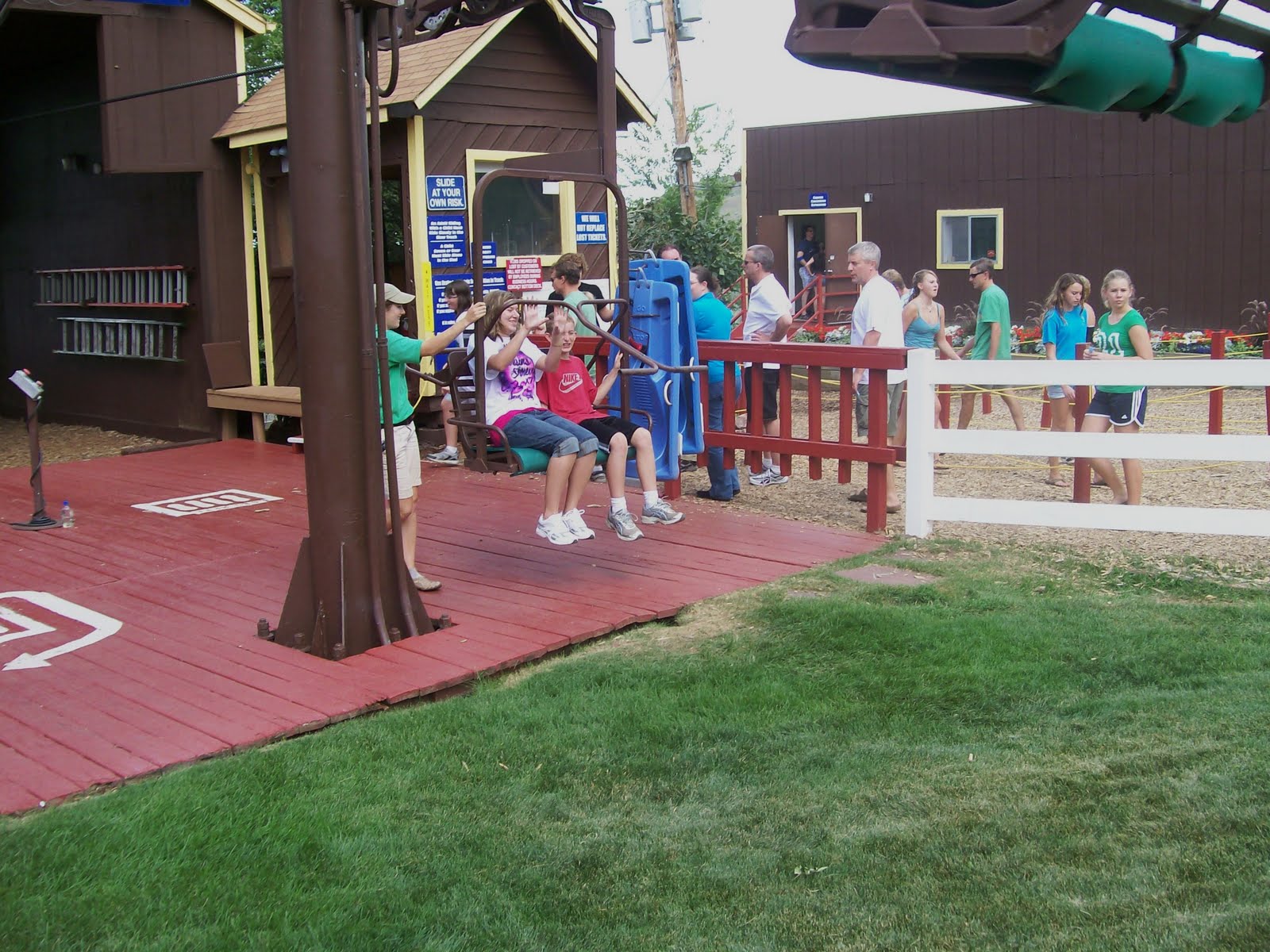 Clinton & Adelia Detweiler Reunion 2010 Heritage Square Alpine Slide