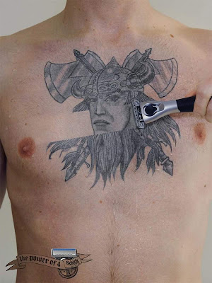 Creative Shaving tattoos