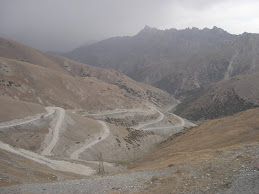 Switchbacks up the pass