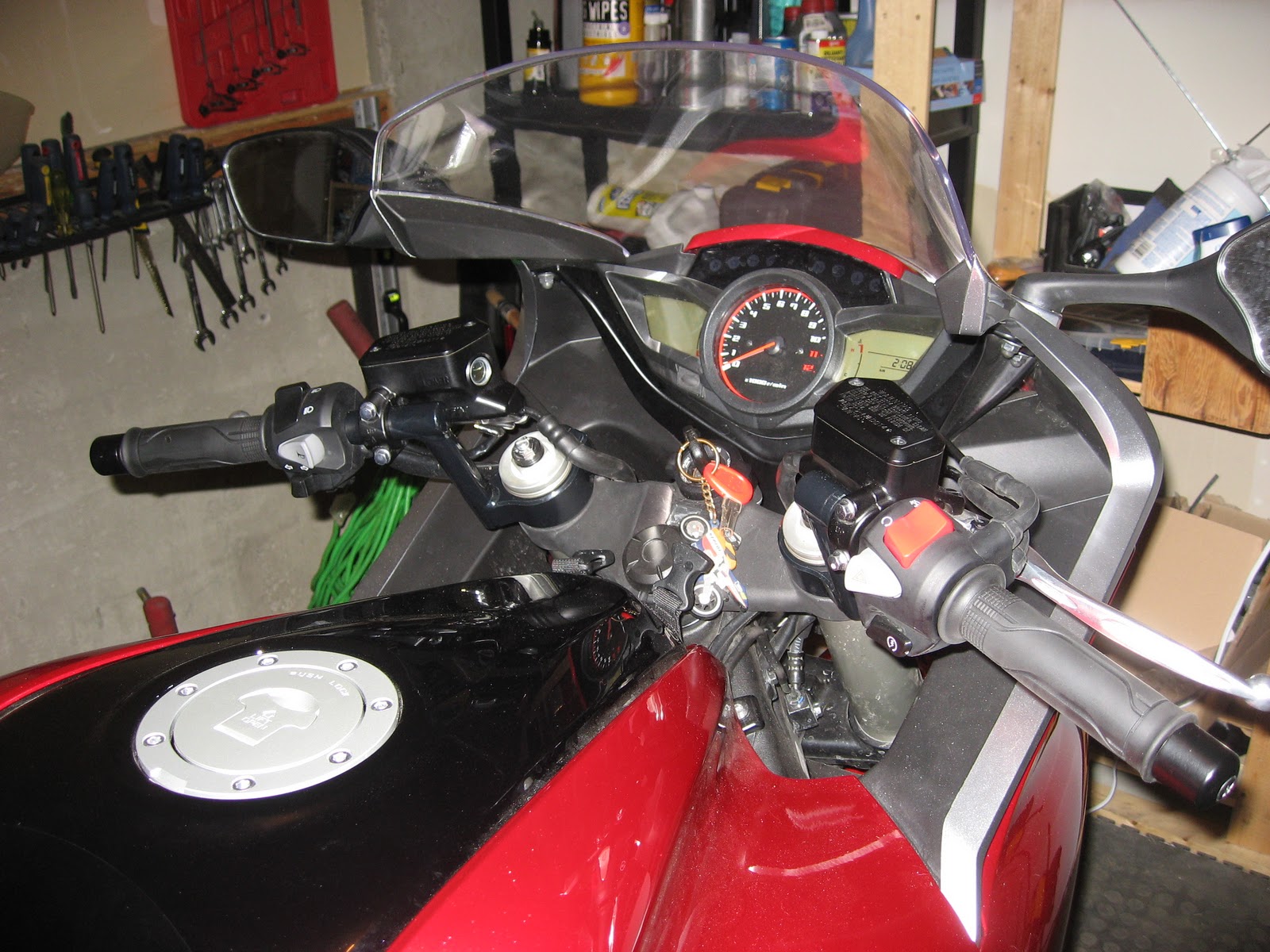 Honda VFR1200F log Helibars