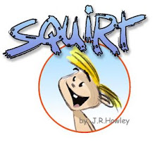 Check out Squirt the little surfer kid!