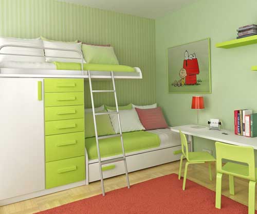 Dormitorios color verde manzana ~ PLAY BLOG