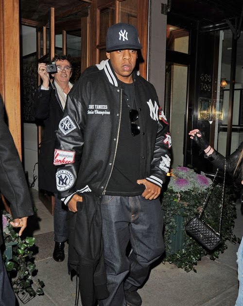 HYPE.FILES: Jay-Z rockin Yankees World Series Commemorative Jacket ...