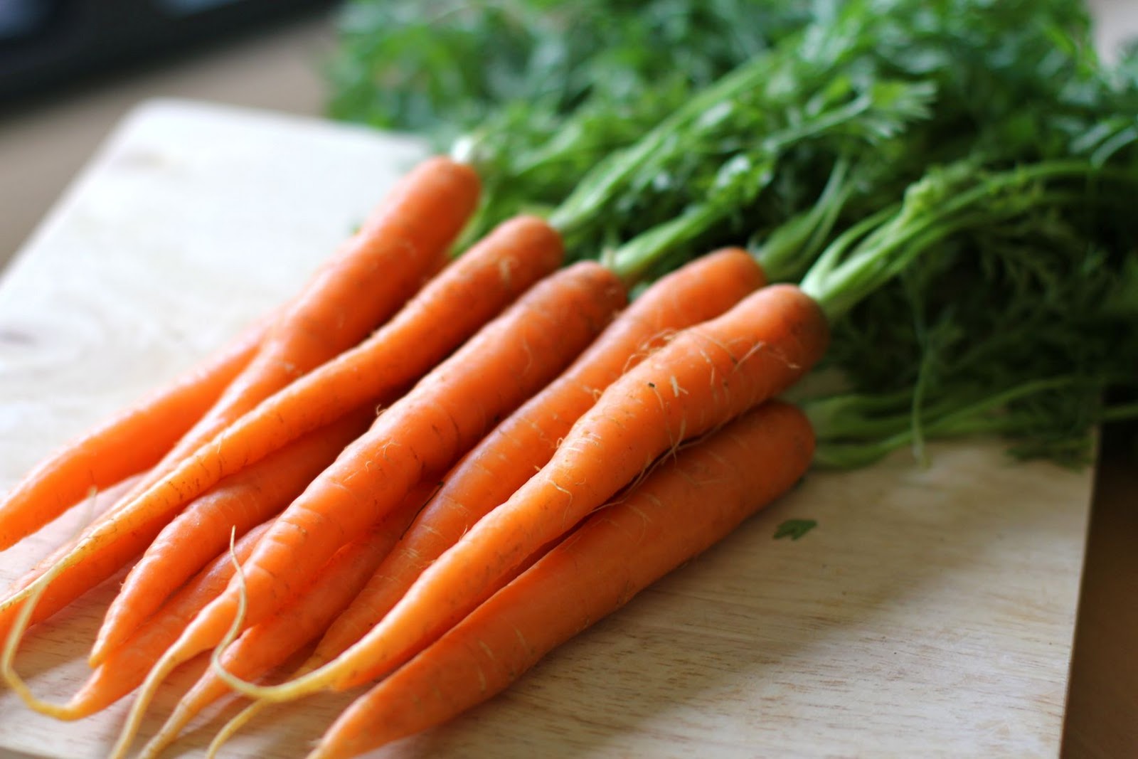 Green Cilantro Roasted Dutch Carrots with Balsamic Vinegar and Honey
