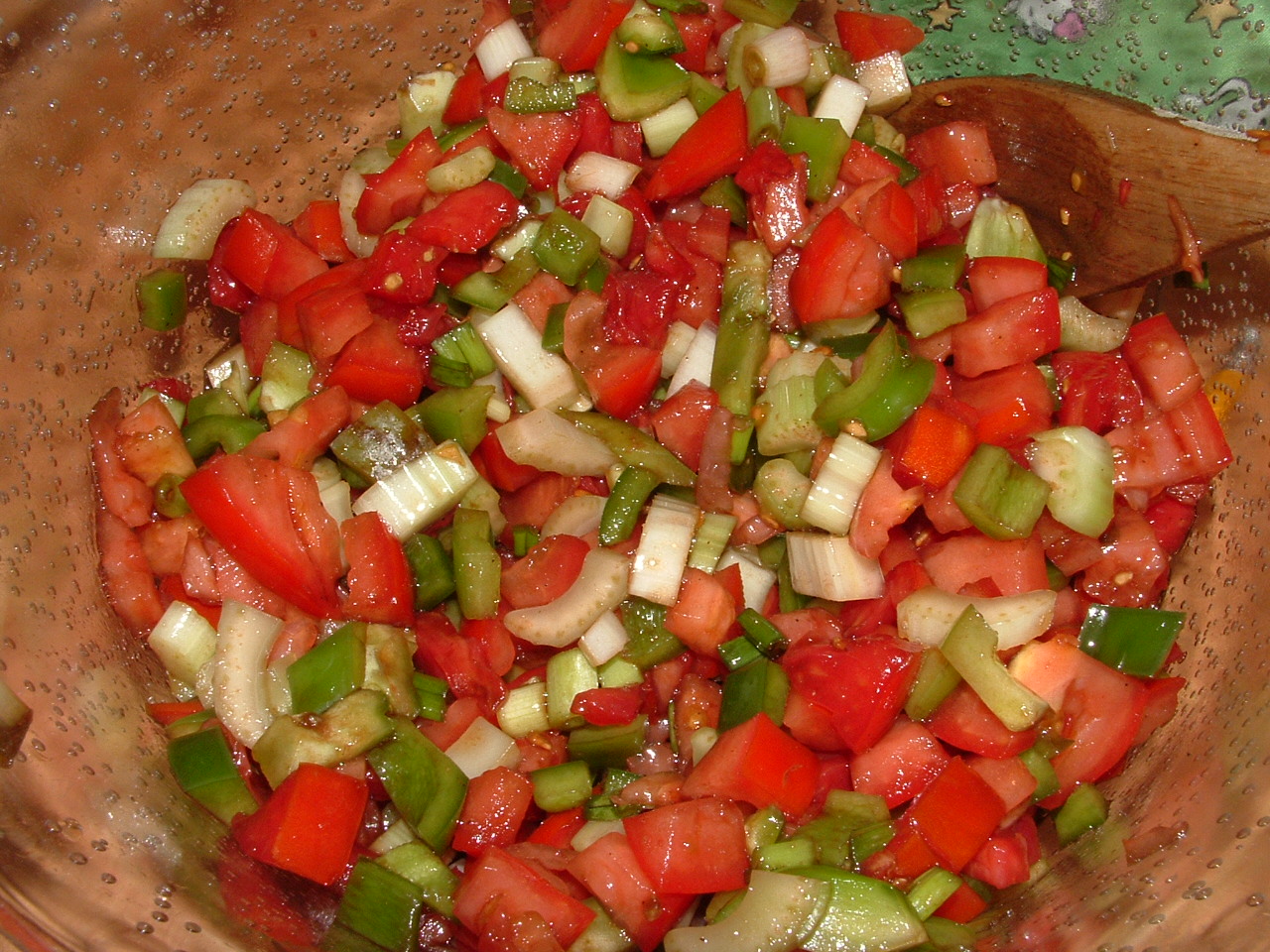 The Skinny Frugal Food Friday Green Pepper Tomato Salad