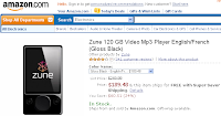 Zune 120GB at Amazon