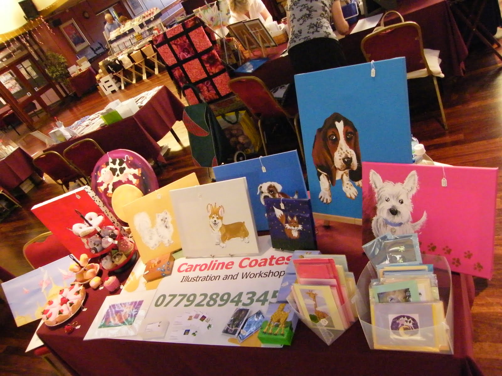 Caroline Coates craft fairs coming up