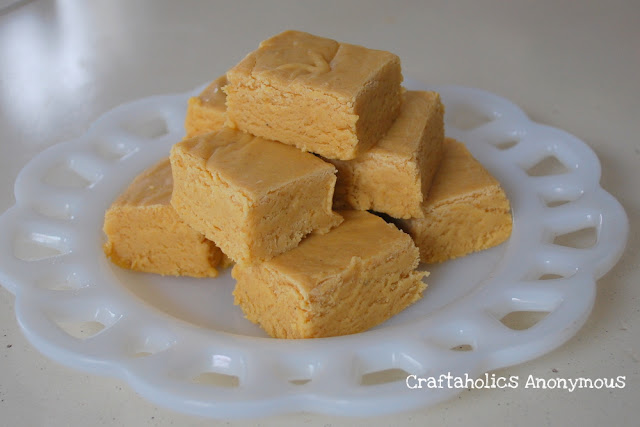 Best Pumpkin Fudge ever! so creamy and delicious. Its like creamy pumpkin pie without the fuss. 
