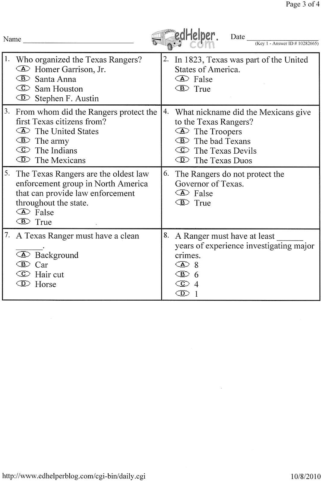 reading homework grade 5