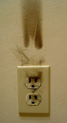 soot attracted by electrical current