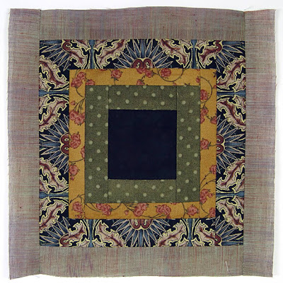 God's Eye quilt by Robin Atkins, auditioning fabrics 17