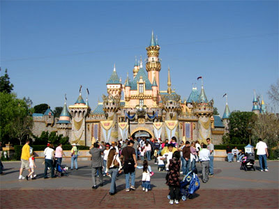 Castelo da Disneylandia Foto do castelo da Disneylandia