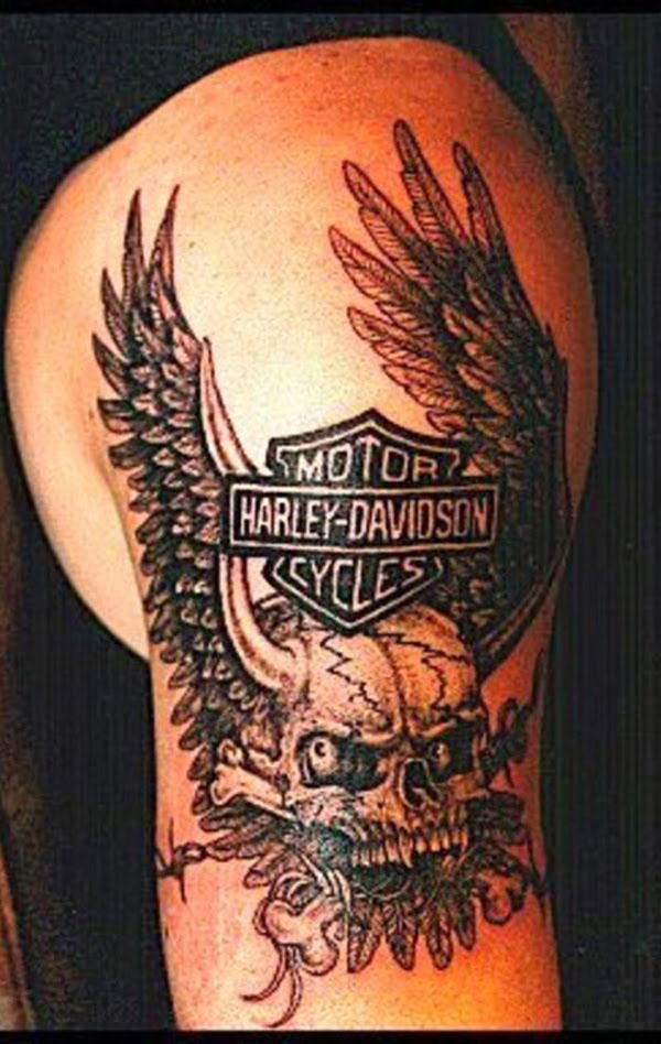 Harley Davidson Tattoos Are A Way Of Paying Tribute To The Bike at ...