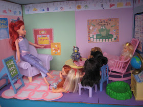 barbie play school
