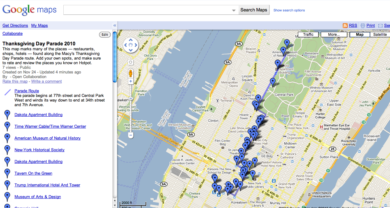 Map Your Favorite Places Along the Macy’s Parade Route Hotpot Blog