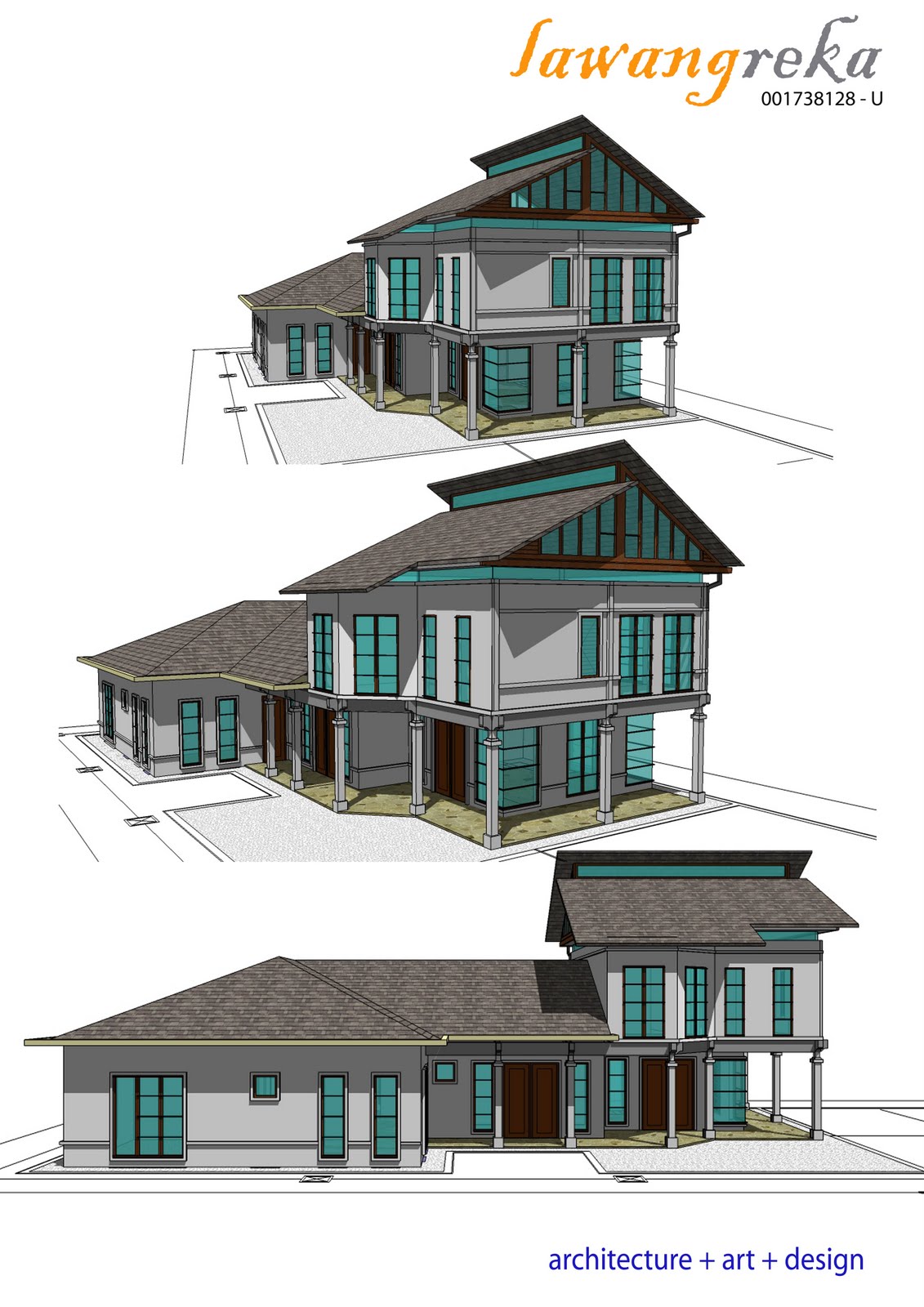 Photo Collection Pelan Rumah Kampung Bertiang Pelan Rumah Kampung Bertiang