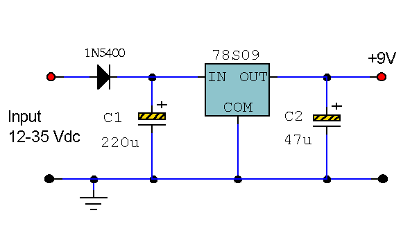 9v Ac Adapter Circuit Diagram