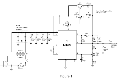 13.8 Volt 20 Amp Power Supply Schematic