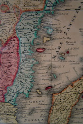 Old map of East African Coast 1735