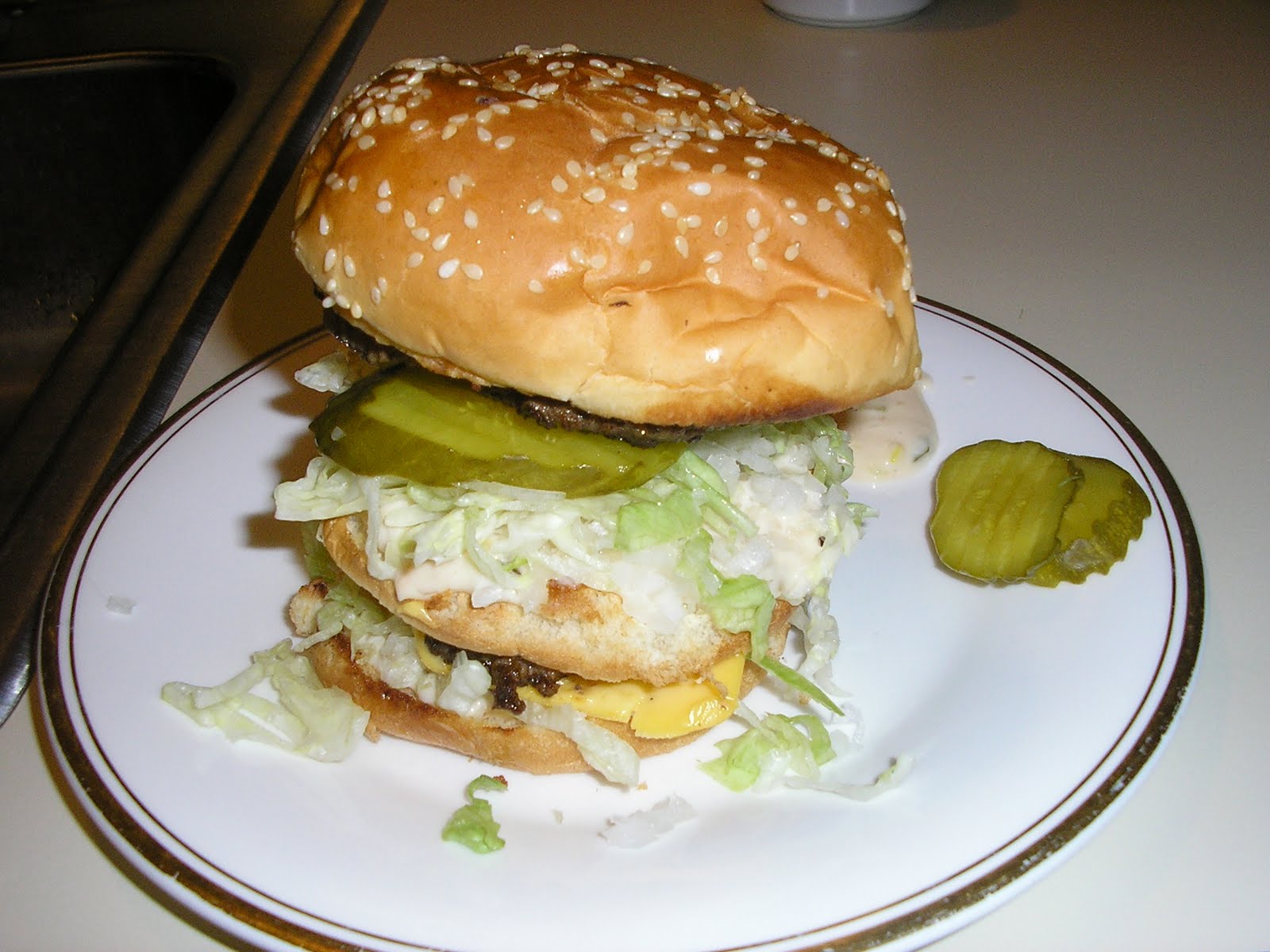 Big Big Mac - Fatback and Foie Gras: Homemade Big Macs Make for Great Food ...