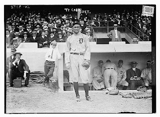 Ty Cobb, Detroit AL , Credit Line: Library of Congress, Prints & Photographs Division, [reproduction number, LC-DIG-ggbain-13533]