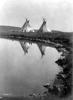 Native American Heritage Month Two Tepees, Library of Congress, Prints & Photographs Division, Edward S. Curtis Collection, [reproduction number, e.g., LC-USZ62-123456]
