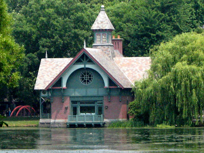 Harlem Meer in Central Park, New York City