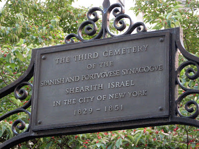 the Third Cemetery of The Spanish and Portuguese Synagogue Shearith Israel