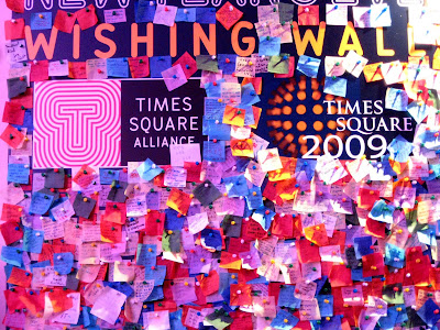 Wishing Wall New Year Times Square