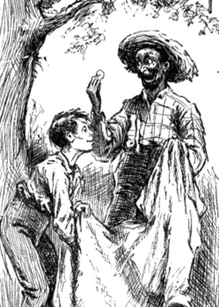 Том сойер с друзьями рисунок