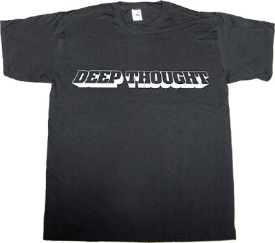 The Hitchhiker's Guide to the Galaxy Deep Thought movie t-shirt ephemeral-t-shirts