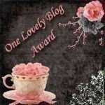 premio one lovely blog award!!