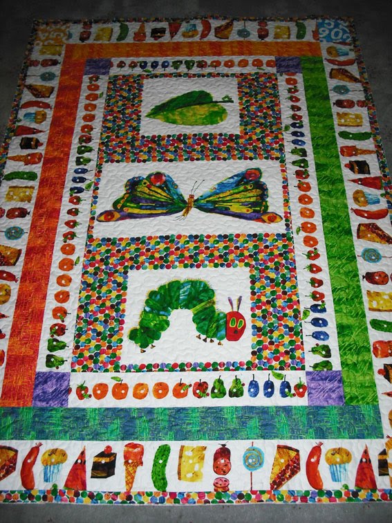 Tazzie Quilts Hungry Caterpillar Quilt