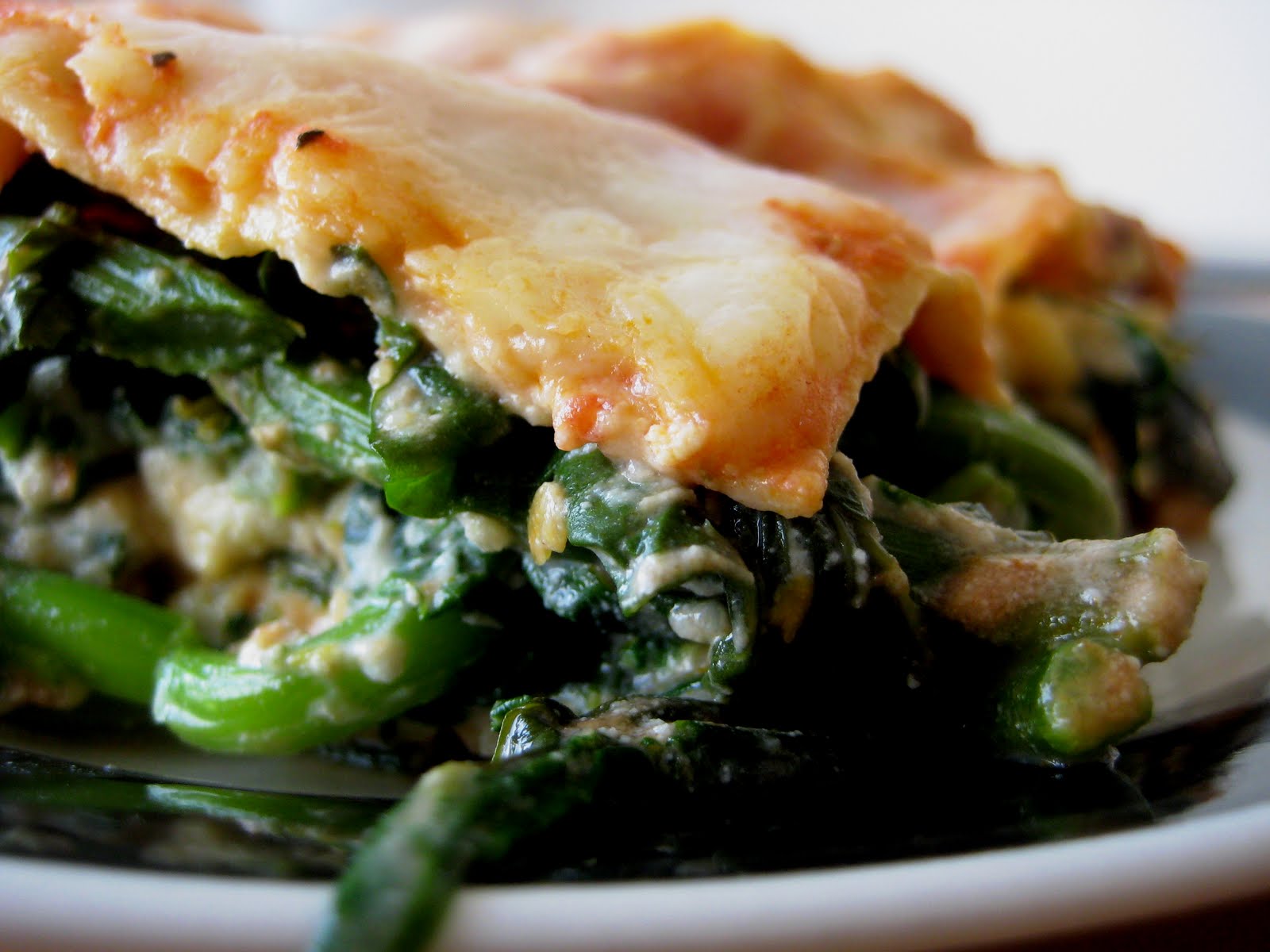 Vegetarian Lasagna with Broccoli Rabe - Joanne Eats Well With Others