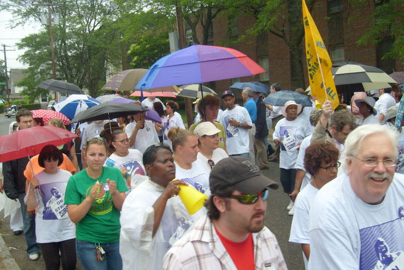 Connecticut People Before Profits ARREST ON THE PICKET LINE