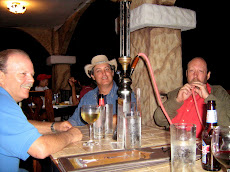 Larry and friends smokin' a Hookah!