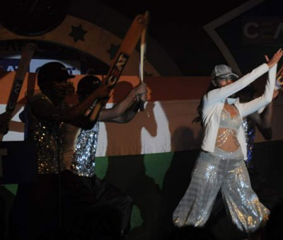 Hot Neha Dhupia at Ceat Cricket Awards