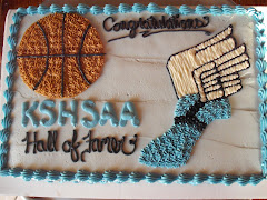 Basketball and Track Cake