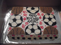 Soccer/Basketball Cake