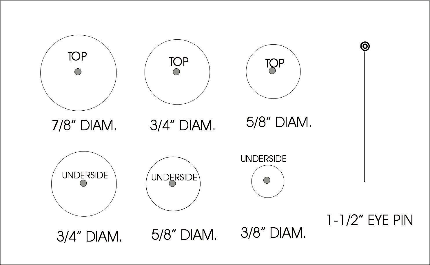 dyi dollhouse miniatures february 2011 eye pin size chart