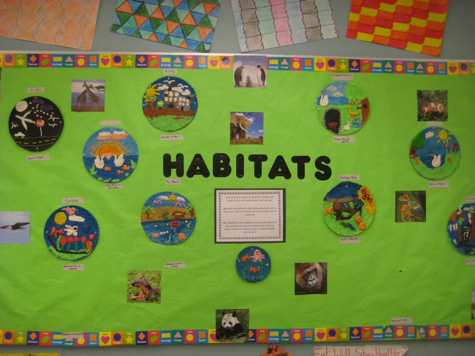 Ms.Virji's Grade 4 Class Habitat Projects are Complete!!!!