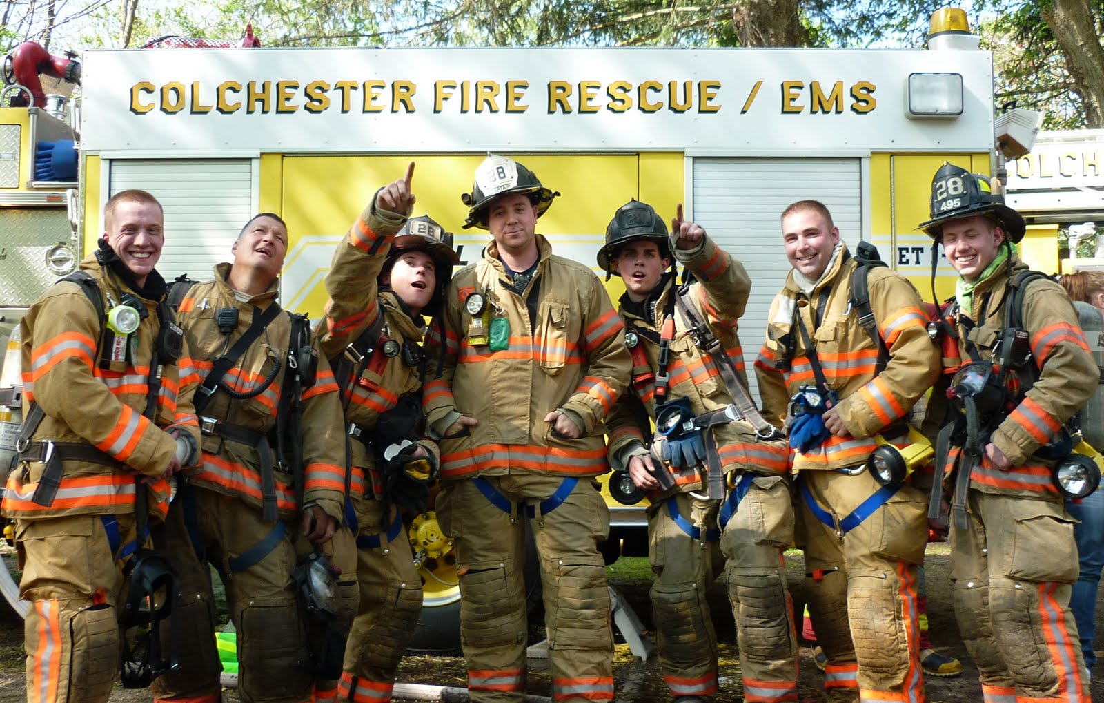 Colchester Fire Live Burn Training