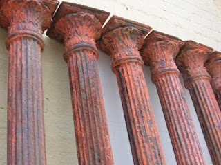 Black Dog Salvage Architectural Antiques Custom Designs 8 Ft 12 Cast Iron Fluted Columns With Decorative Capitals